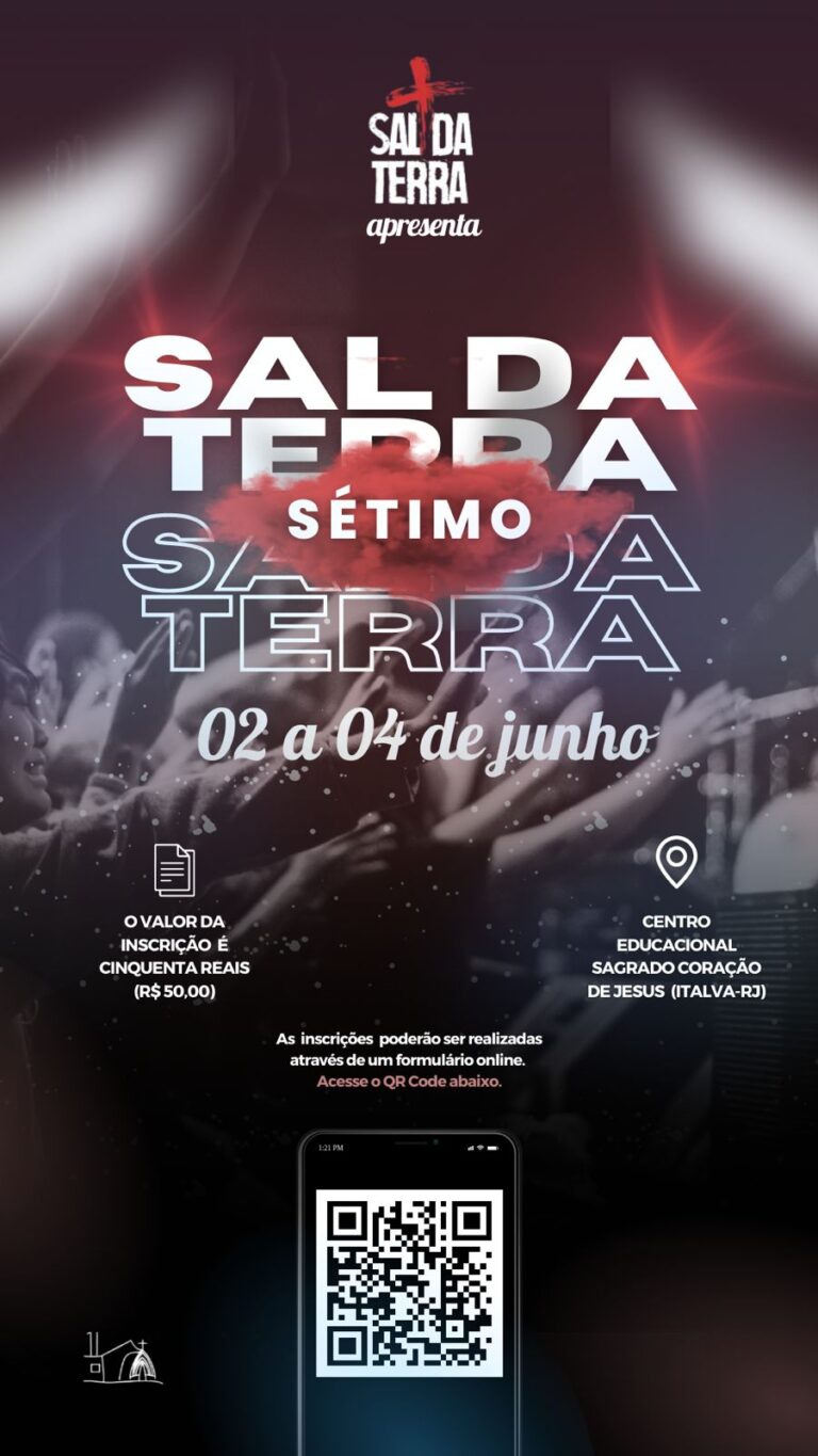 Paróquia Nossa Senhora da Conceição de Italva vai promover o 7º Sal da Terra