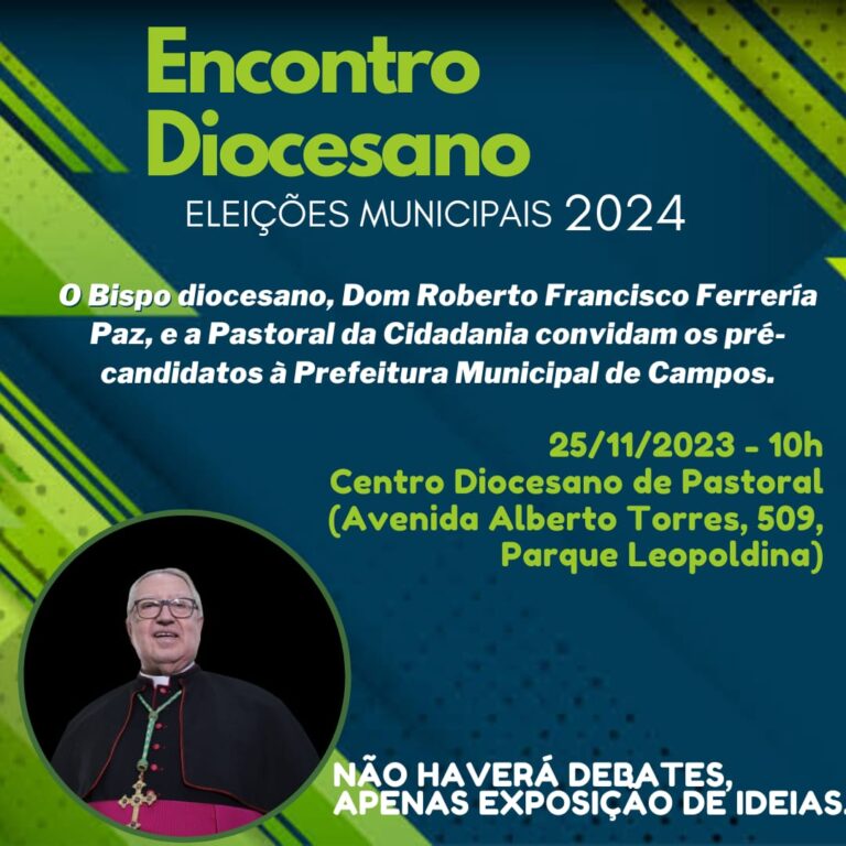 Pastoral da Cidadania promove encontro com políticos da cidade de Campos