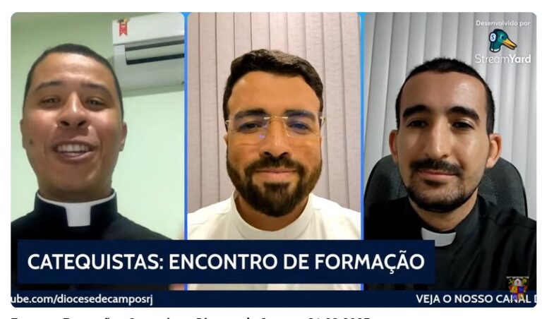 Comissão Diocese IVC: Catequistas dos Vicariatos Norte e Noroeste participam de formação online