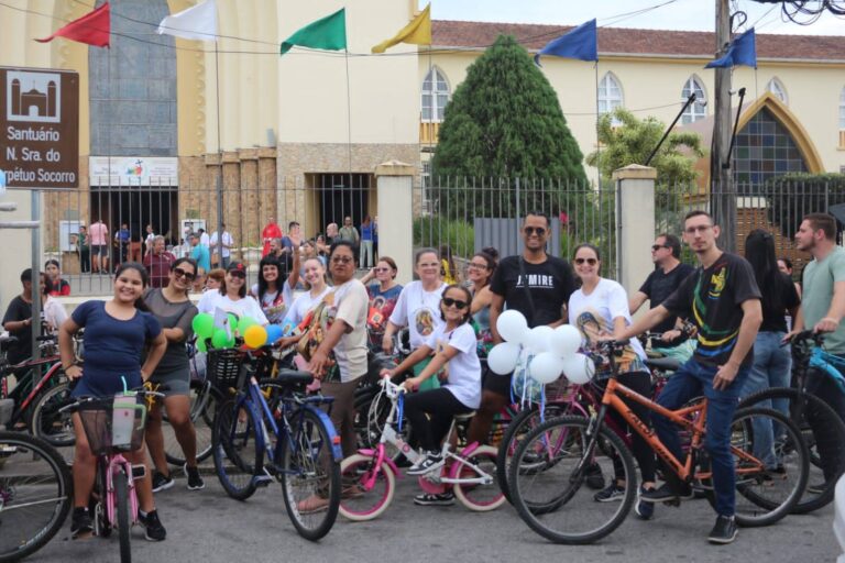Passeio Ciclístico abre festa de Nossa Senhora do Perpétuo Socorro em Campos dos Goytacazes