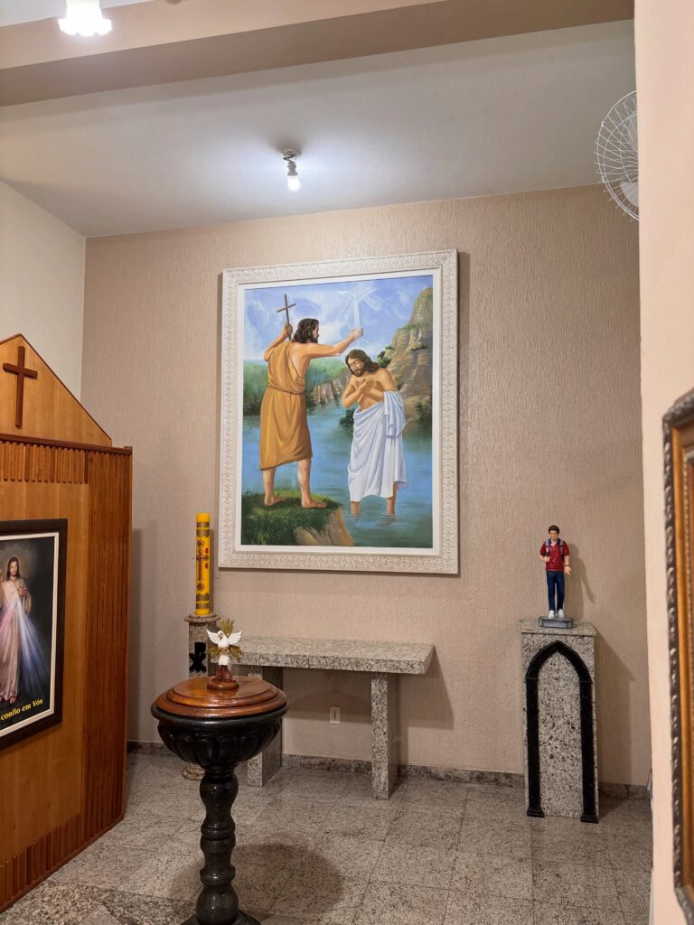 Santuário de Nossa Senhora da Natividade ganha novo altar lateral dedicado a São João Batista